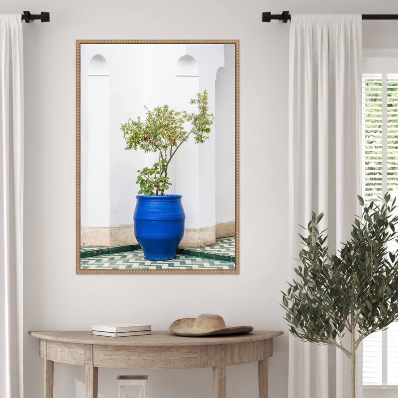 Apple Tree in Morocco by Photolovers Framed Canvas Wall Art Print