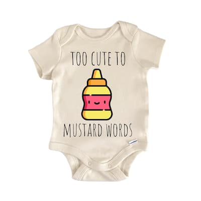 Mustard Condiment Hotsauce - Baby Bodysuit