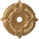 3 1/2" Inside Diameter - Attica Thermoformed PVC Ceiling Medallion - 22" Outside Diameter - Bright Coat Gold