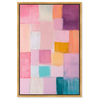 Color Squares III Canvas by Art Remedy