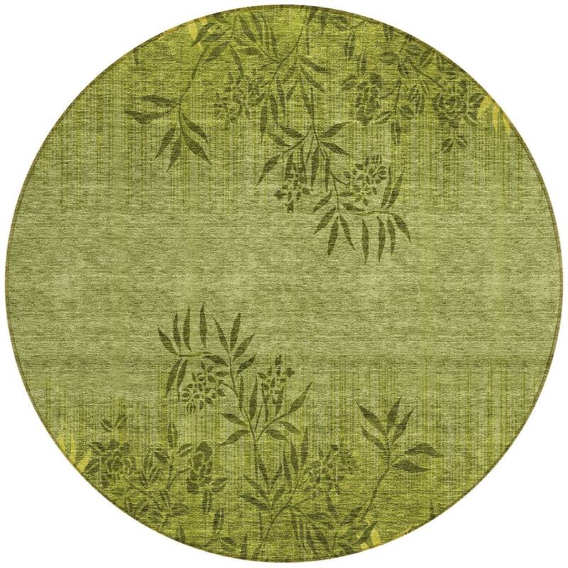 HomeRoots Floral Transitional Rectangle Outdoor Rug