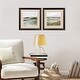preview thumbnail 1 of 2, Paragon Tranquil Valley Views Framed Art - Set of 2 2-piece Set