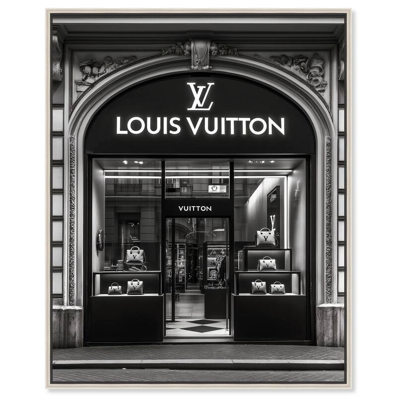 House of Vuitton I Canvas by Art Remedy - 24" x 30" - Silver
