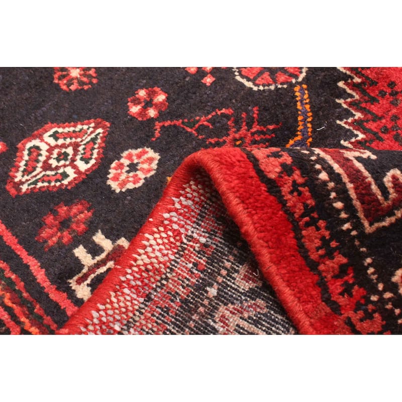 ECARPETGALLERY Hand-knotted Konya Anatolian Black Wool Rug - 4'6 x 7'2