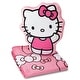 preview thumbnail 6 of 10, Sanrio Hello Kitty Silk Touch Throw Blanket and Cloud Pal Set