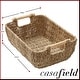 preview thumbnail 33 of 45, Hyacinth Seagrass Oval Storage Baskets with Wooden Handles Woven Bins