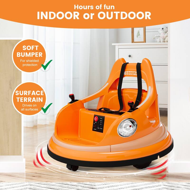 12V Electric Bumper Car Ride On Toys for Kids Best Gifts