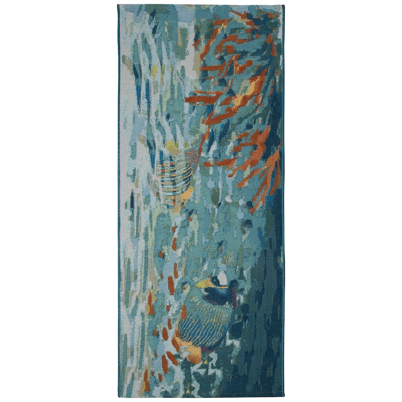 Liora Manne Esencia Fantasea Indoor/Outdoor Mat - 1'11" x 4'11"