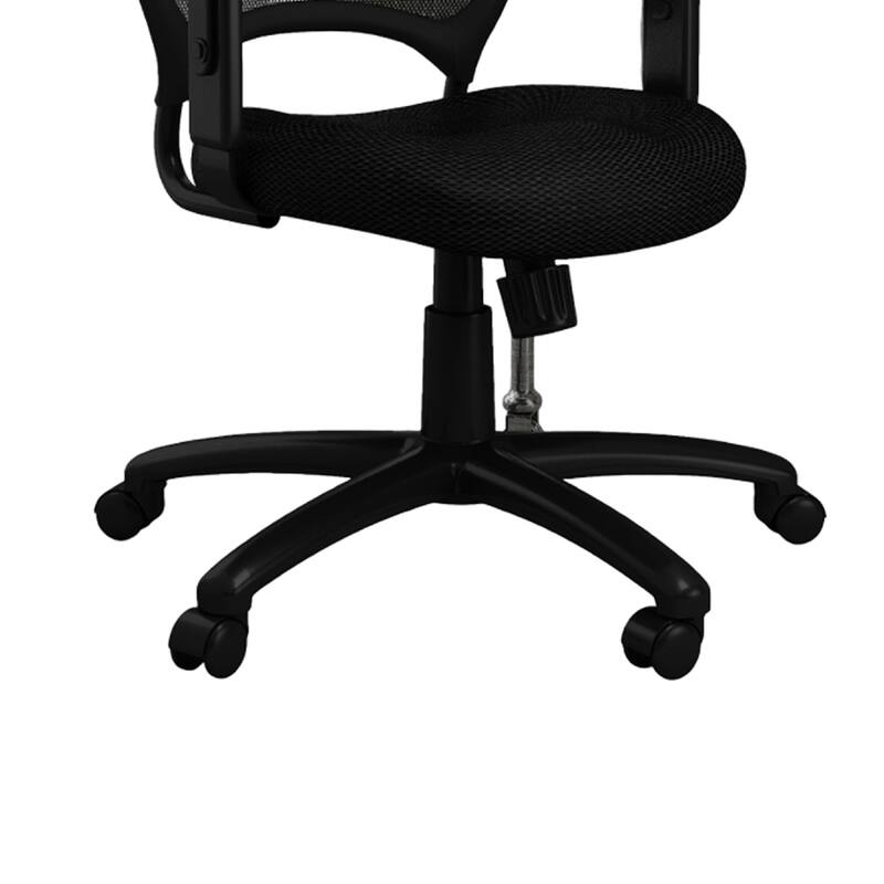 Lene Office Chair, Adjustable Arms and Seat, Breathable Black Mesh