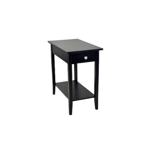 Porch & Den Holly Hill Solid Acacia Recliner End Table