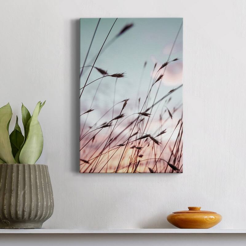 Falls Park Sunset Premium Gallery Wrapped Canvas - Ready to Hang