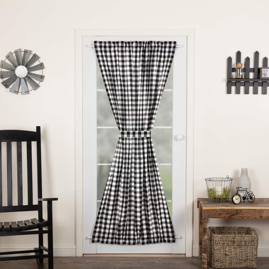 Annie Buffalo Check Door Panel - Door Panel 72x40 - Door Panel 72x40