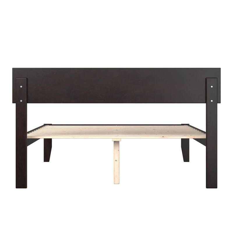 Boston Full Platform Bed in Espresso