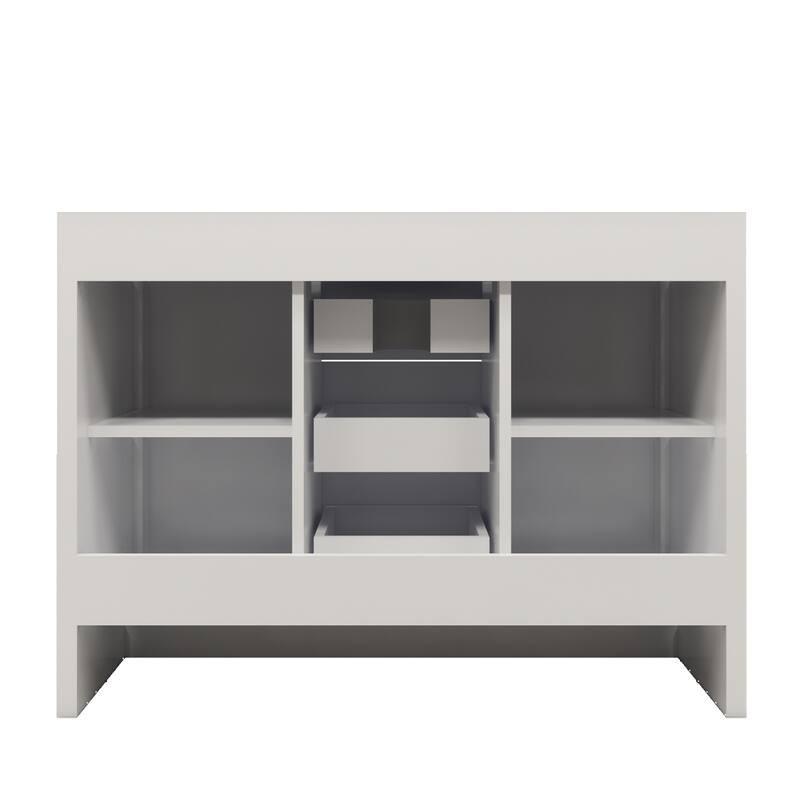 Dove 48'' Freestanding Vanity with Reinforced Acrylic Sink