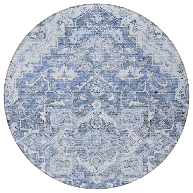 HomeRoots Oriental Traditional Rectangle Outdoor Rug