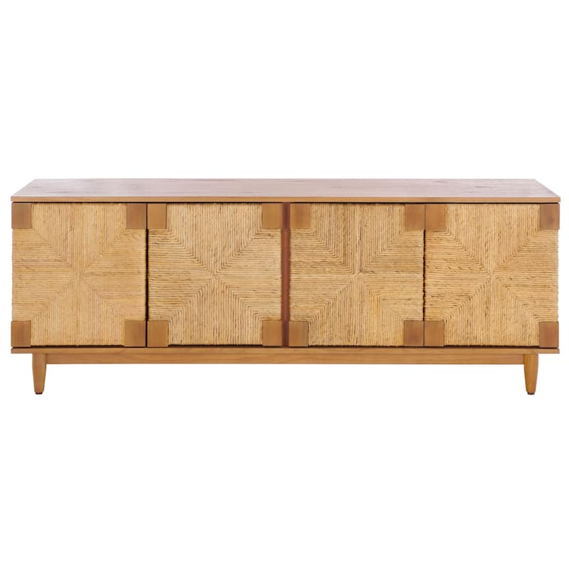 SAFAVIEH Couture Roseanne Banana Stem Entertainment Media Stand - 65"W x 18"D x 24"H