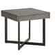 preview thumbnail 29 of 31, Eldersley Wood Finish End Table with One Drawer by iNSPIRE Q Modern Grey