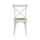 preview thumbnail 20 of 38, Colmar Classic Traditional X-Back Wood Rattan Dining Chair, Natural (Set of 2) by JONATHAN Y White