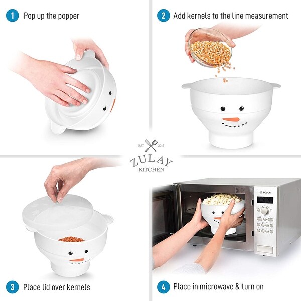 pop up microwave popcorn maker