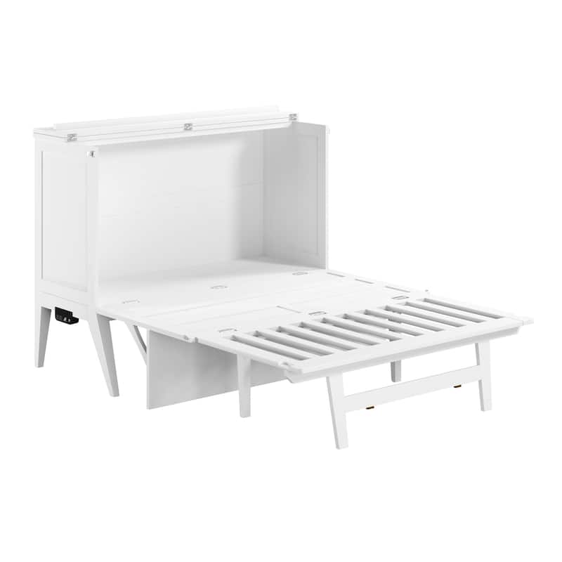 Northampton Full Murphy Bed Desk with Mattress