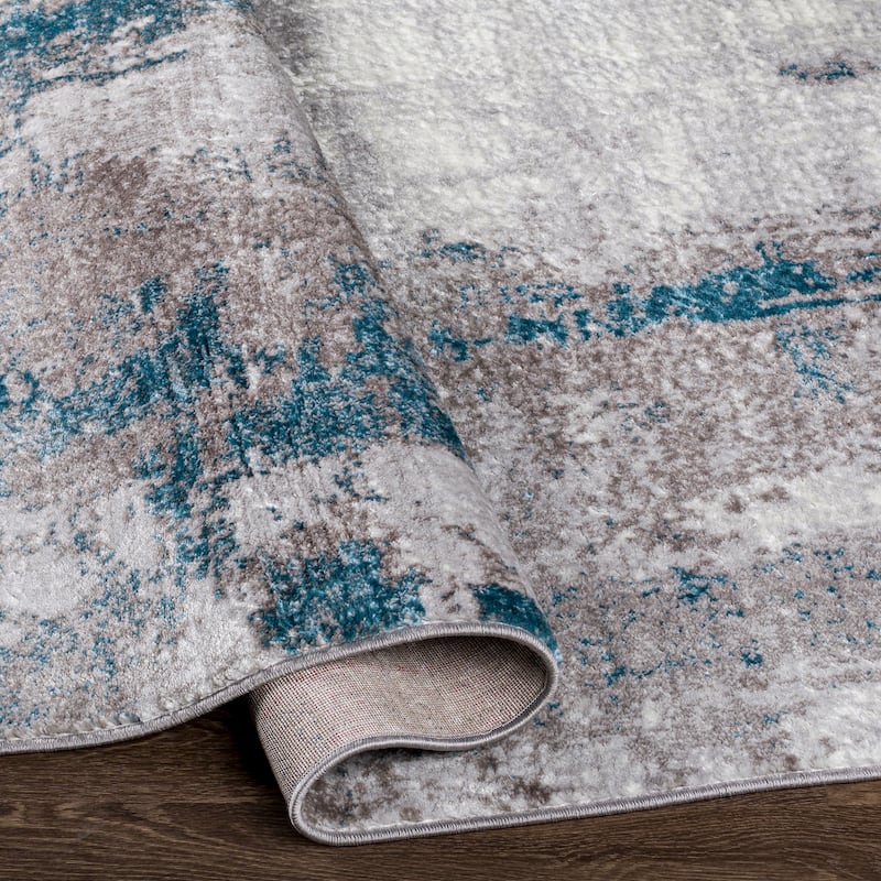 Livabliss Cooke Industrial Abstract Area Rug