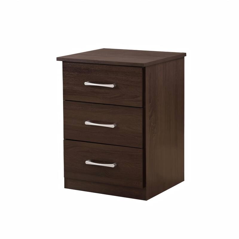 Modern Wenge Nightstand with Convenient Drawer Storage