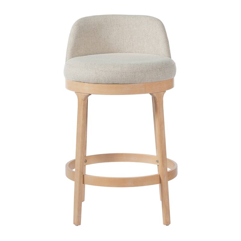 Christopher Knight Home - Chole Modern Wooden Upholstered Counter Stool