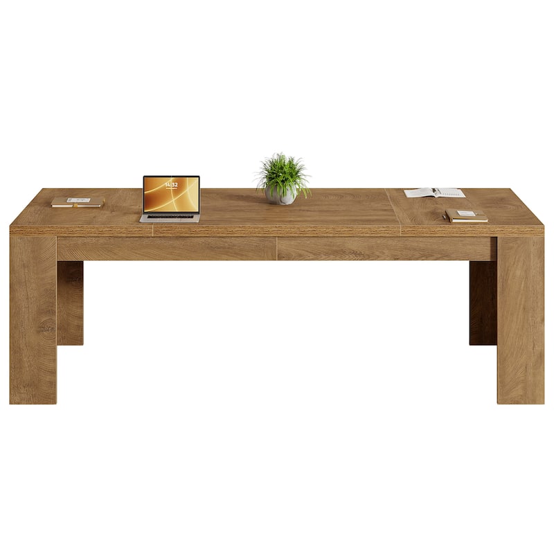 71" Conference Table, Executive Meeting Table, Office Business Desk Accent Meeting Table
