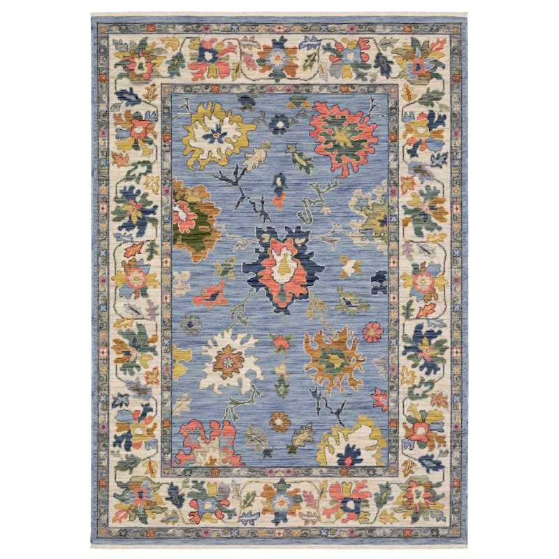 HomeRoots Oriental Traditional Rectangle Area Rug