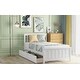 preview thumbnail 1 of 0, Minimalistic Twin Platform Bed with Durable Construction and Storage Options