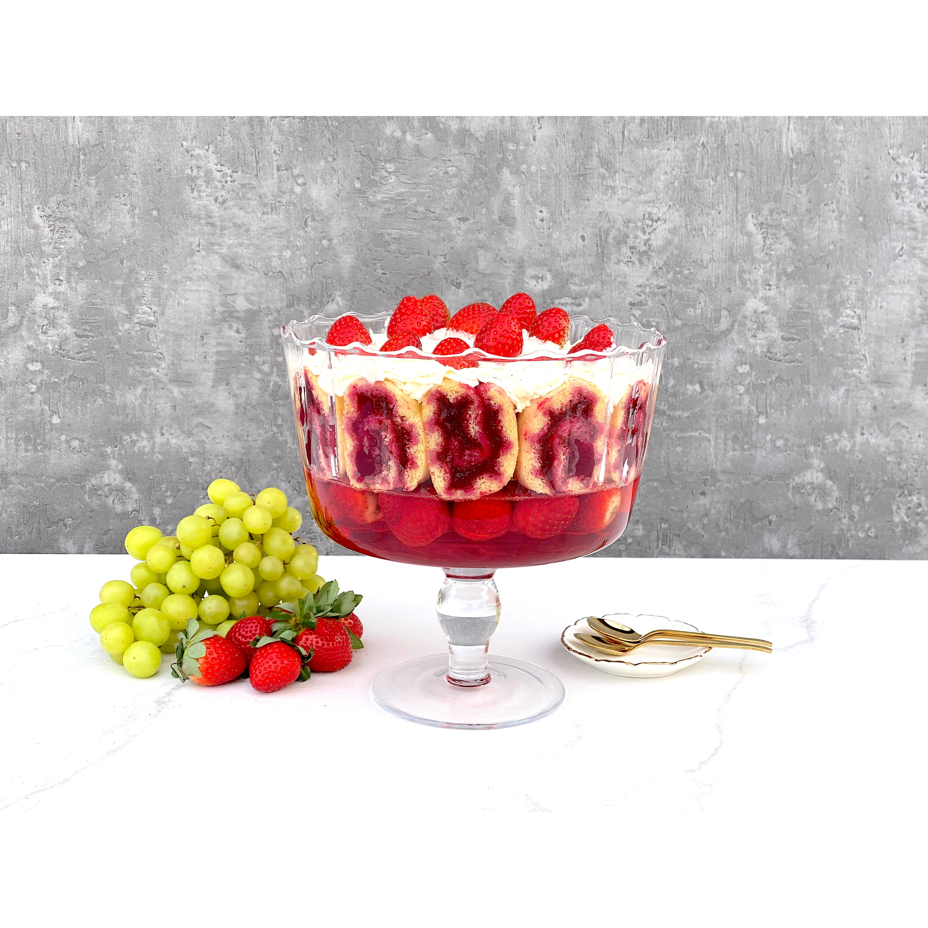Glass trifle bowl online