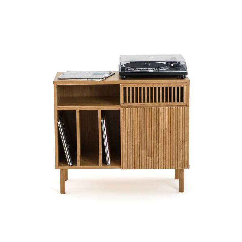 Bilbao Solid Oak Vinyl Cabinets - N/A