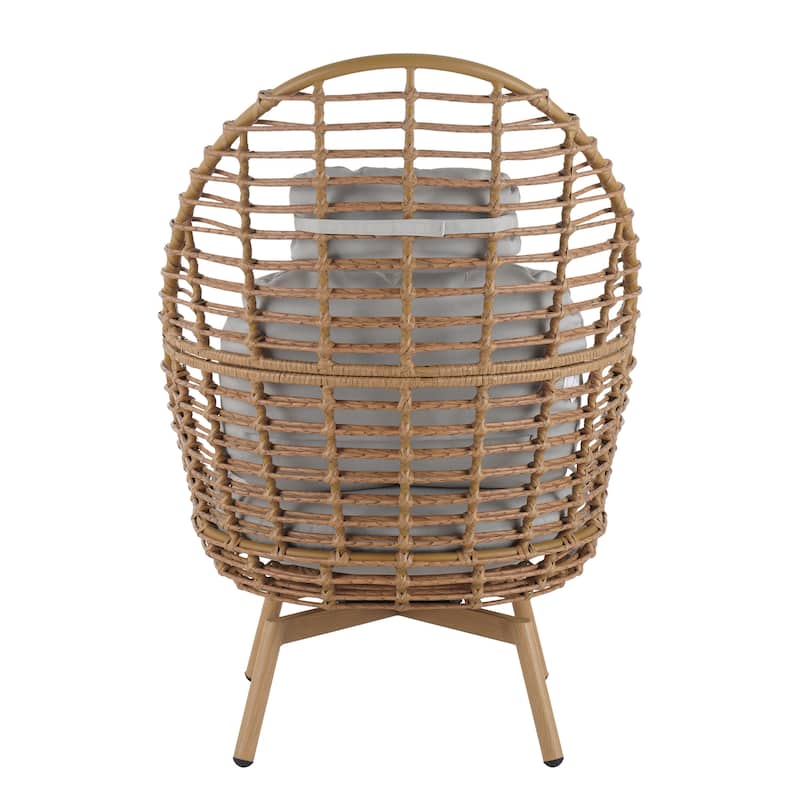 Christopher Knight Home - Mendoza Outdoor PE Rattan Lounge Chair