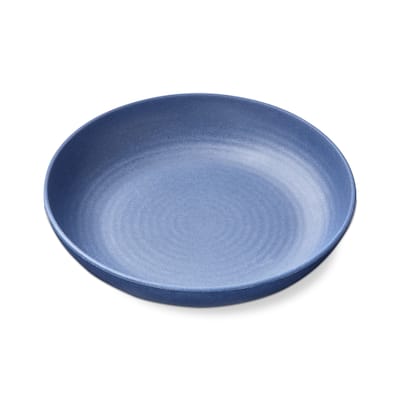 Denim Blue Brooklyn Melamine Brooklyn Melamine Plastic Dinning Butter/Bread Plate Dishwasher Safe Indoor/Outdoor 9.5x9.5 inch