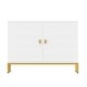 preview thumbnail 34 of 46, Clihome 40-inch Two Door Glossy Media Storage Cabinet/Buffet