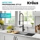 preview thumbnail 77 of 122, Kraus Artec 2-Function Commercial Pulldown Pot Filler Kitchen Faucet