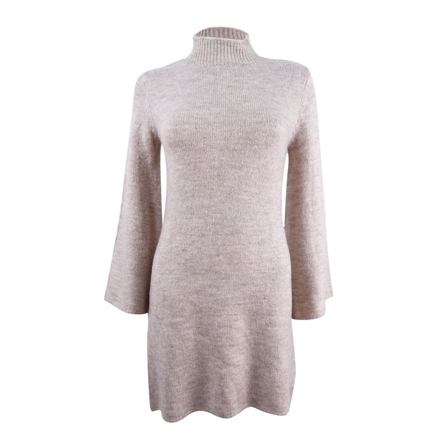 bell sleeve sweater dress