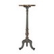 preview thumbnail 10 of 10, Butler Traditional Round Pedestal Plant Stand - Brown