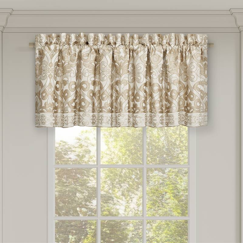 J. Queen New York Amaretto Window Straight Valance