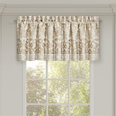 J. Queen New York Amaretto Window Straight Valance