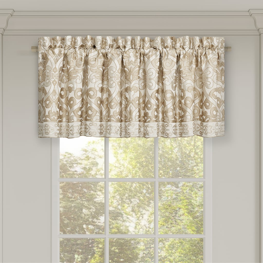 J. Queen New York Amaretto Window Straight Valance