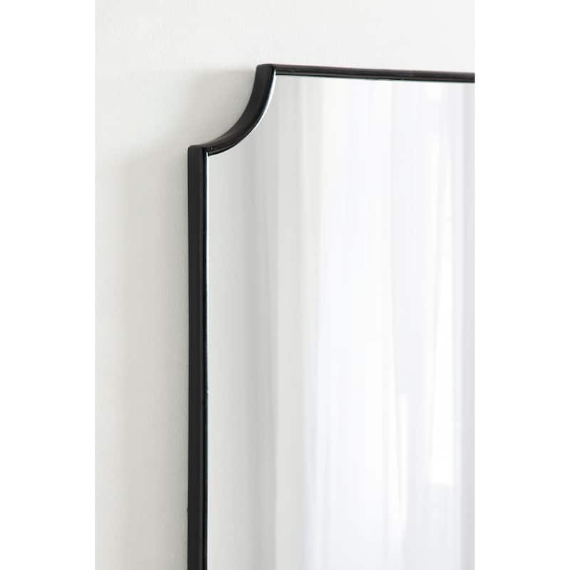 Kate and Laurel Healey Decorative Scallop Wall Mirror - 22x30