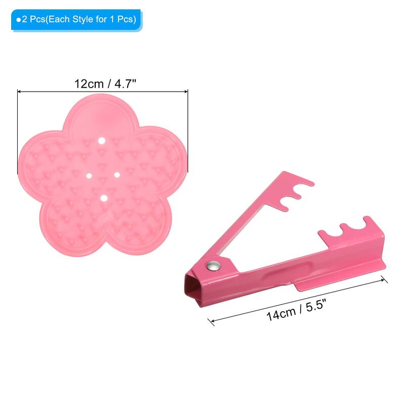 2pcs Rose Stem Leaf Thorn Stripper Remover Tool Leaf Stripping Tool