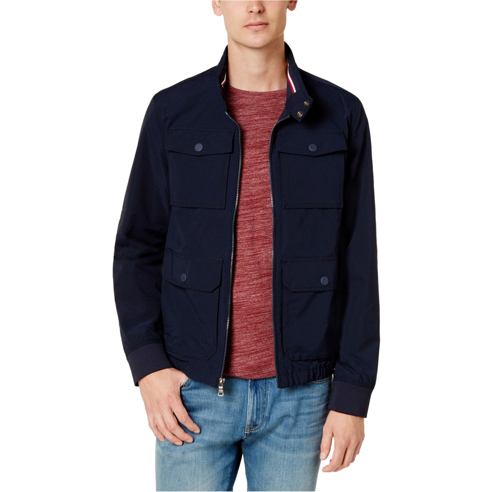 tommy hilfiger denim windbreaker