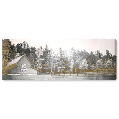 Out in the Field Panoramic Canvas by Art Remedy, Gallery Wrapped