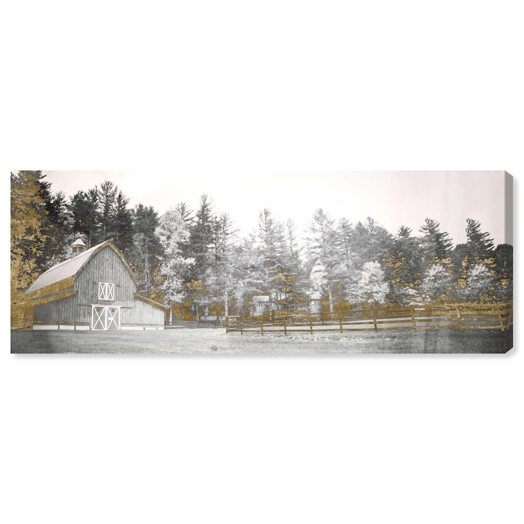 Out in the Field Panoramic Canvas by Art Remedy, Gallery Wrapped