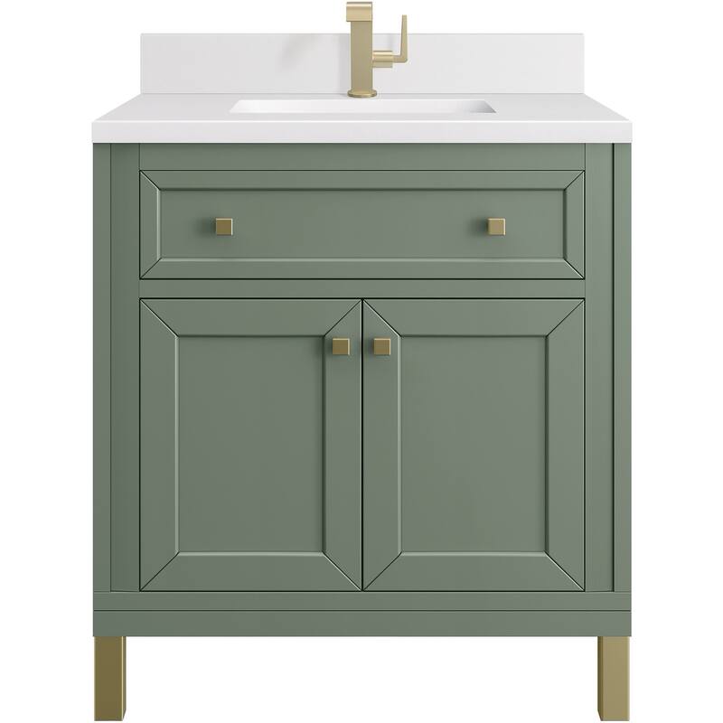 James Martin Vanities 503-V30-1WZ Chicago 30" Free Standing Single - Smokey Celadon