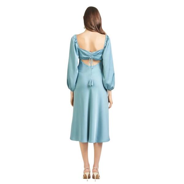 sachin and babi light blue dress Sachin & Babi Embroidered Alanna Strapless Mini Dress