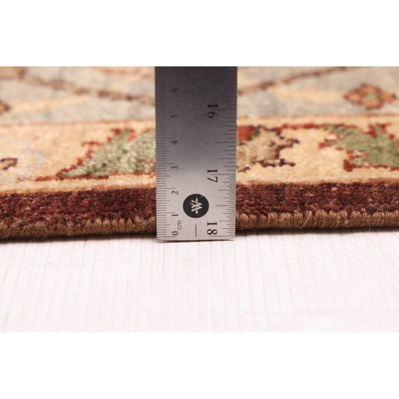 ECARPETGALLERY Hand-knotted Jamshidpour Dark Brown Wool Rug - 8'2 x 9'11