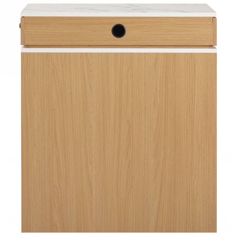 Kitchen Storage Table with Double-sided Storage, Kitchen Island with 2 Drawers